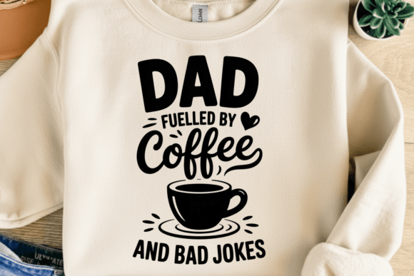 Dad Coffee Jokes PNG SVG