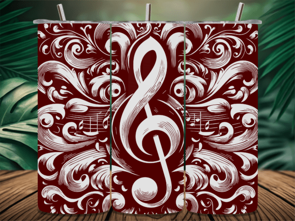 Elegant Music Musical Note Tumbler