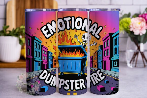 Emotional Dumpster Fire 20oz Tumbler