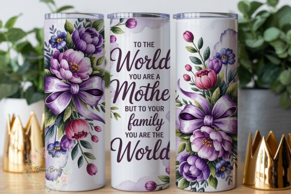 Floral Mother's Day 20oz Tumbler Wrap