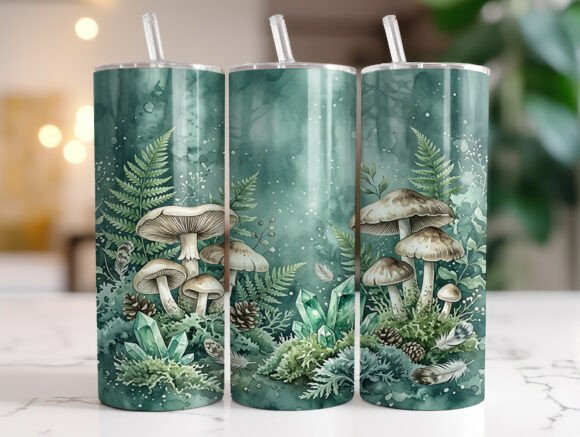 Magical Mushroom Forest 20oz Tumbler PNG
