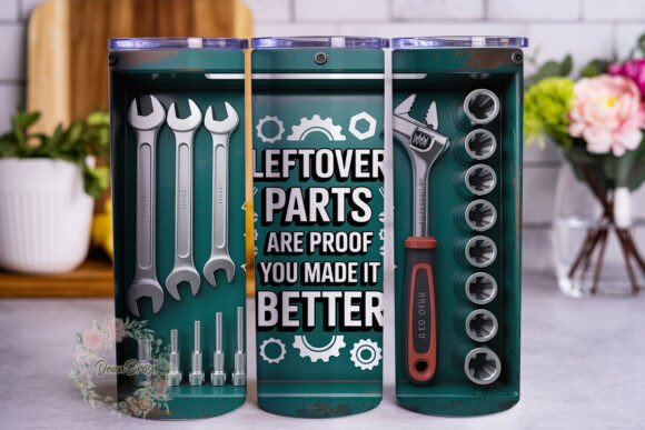 Mechanic Tools Garage 20oz Tumbler Wrap