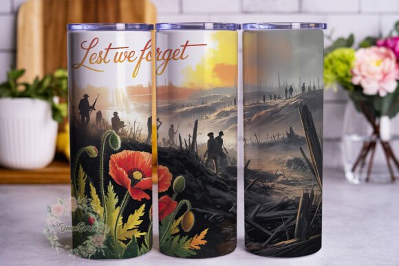 Remembrance Poppy Field 20oz Tumbler