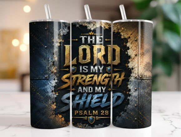 Scripture Men's Strength Tumbler Wrap