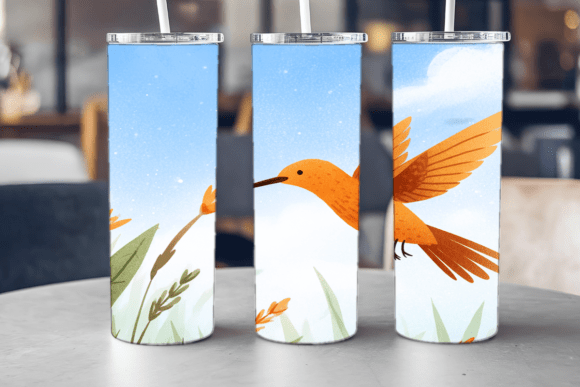 Spring Hummingbird Tumbler