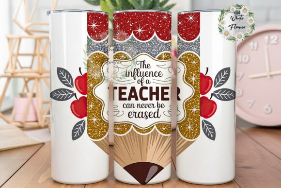 Teacher Appreciation Glitter Tumbler