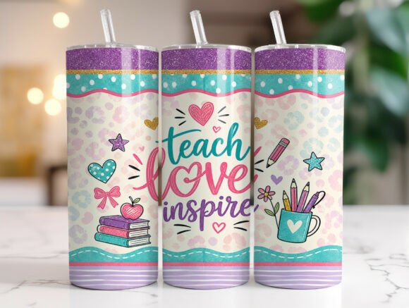 Teacher Tumbler Wrap Sublimation