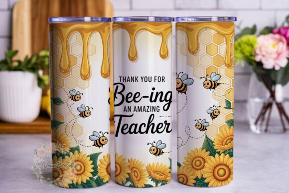 Thank You Teacher 20oz Tumbler Wrap